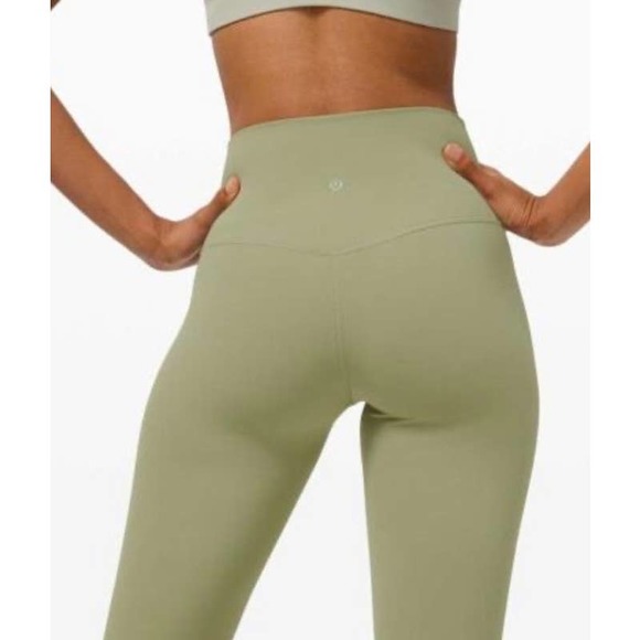 Lululemon Align HR Yoga Running Outdoor Rosemary Green Pants - Picture 2 of 9